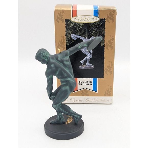 Vintage 1992 Hallmark Keepsake Olympic Triumph Limited Edition Discobolus - Picture 9 of 10